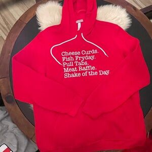 Red Midwest Wisconsin Hoodie